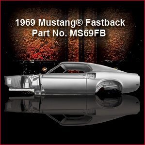 1969 Ford Mustang Fastback overview