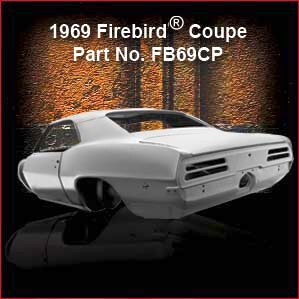 1969 Pontiac Firebird Coupe overview