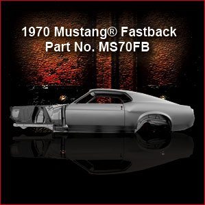 1970 Ford Mustang Fastback overview